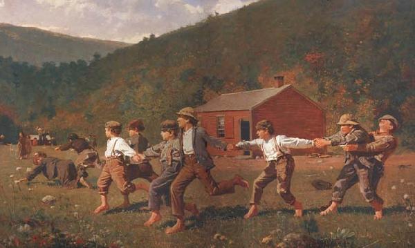 Winslow Homer Snap the Whip (mk44)